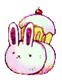 Neutral Cupcake Bunny